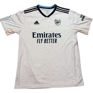 Adidas Arsenal FC Away Jersey Shirt sz 2XL White Pink Paw Ødegaard #8 2023-2024